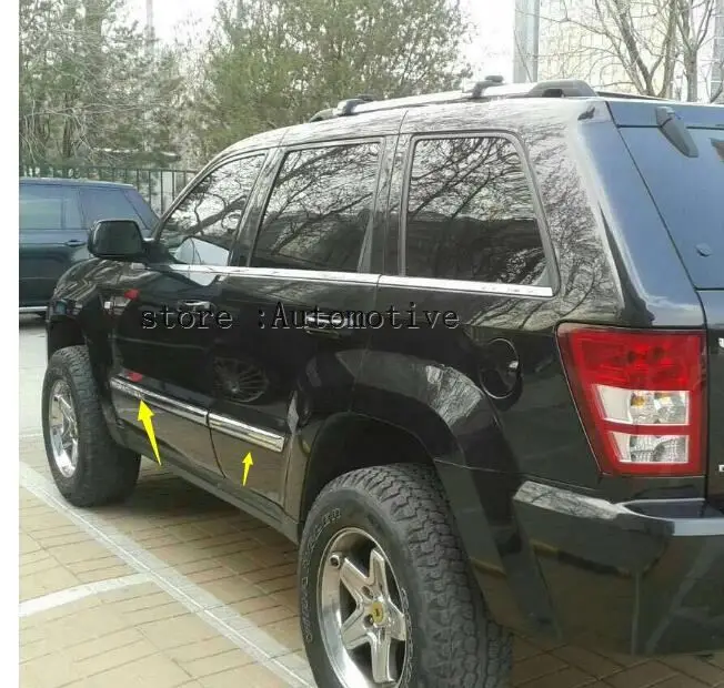 Для JEEP Grand Cherokee 2005-2009 дверь боковой корпус молдинг крышка комплект отделка