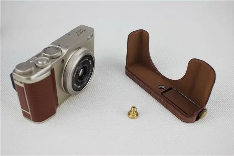Чехол для камеры из искусственной кожи получехол Fujifilm XF10 FUJI чехол с открытым дном