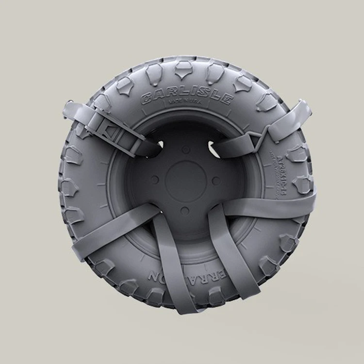 1/35 масштаб Неокрашенная полимерная фигурка US ATV quad bike upgrade set wheel 2 PCS collection Figure -