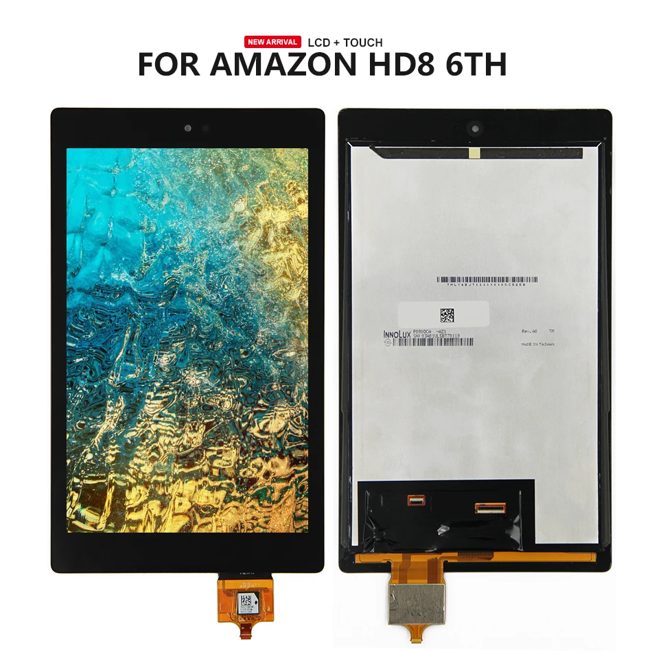 8 0 &quotЖК дисплей для AMAZON Kindle Fire HD8 HD кодирующий преобразователь сенсорного экрана