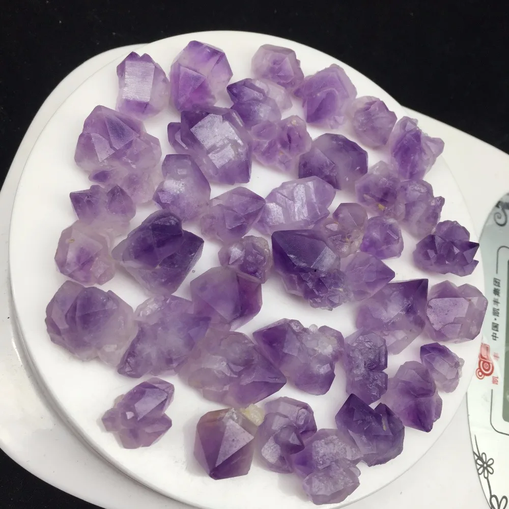 40 шт. в лоте Аметист Образец Точка Minerales cuarzo натуральные камни Кварцевые Подарки