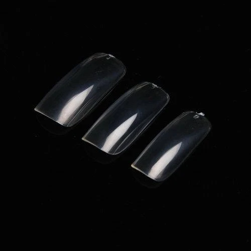 Hot sale full cover false nail 500 pcs tips magic acrylic styling tools transparent clear display | Красота и здоровье