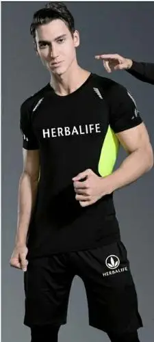 Herbalife для мужчин спортивные фитнес бег Уличный спорт трио Велоспорт Джерси DH MX MTB Гонки - Цвет: Серый