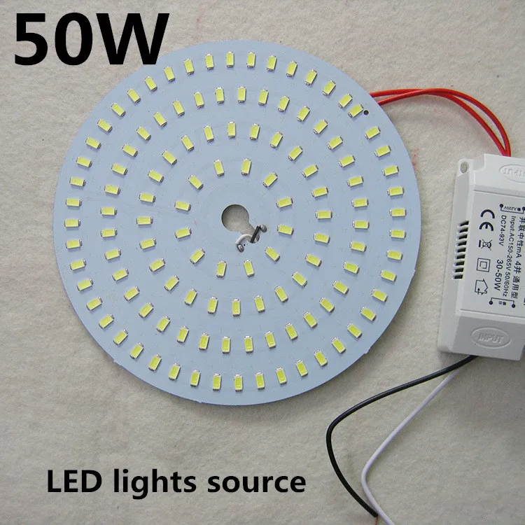 Оптовая продажа с фабрики Dia112MM SMD 5730 50 Вт светодиодный потолочный светильник