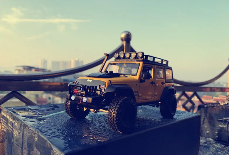 Ручная работа 1:24 RC Гусеничный gk24 альпинистская мофификация автомобиля модифицированная модель автомобиля для Wrangler