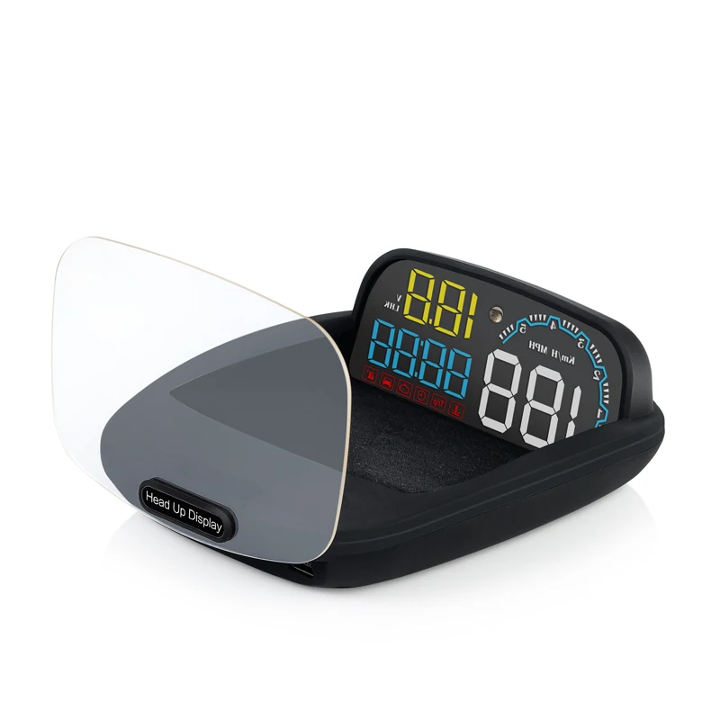 GEYIREN OBD HUD Дисплей бортовой автомобильный компьютер C600 цифровой спидометр OBD2 проектор для вождения расход топлива