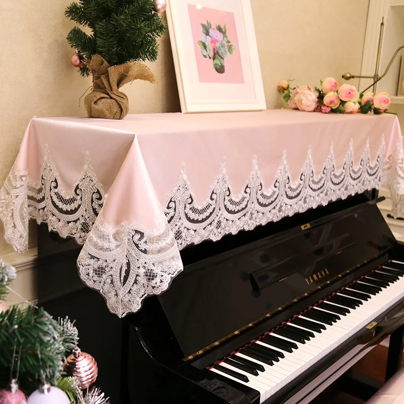 Proud Rose кружева пианино крышка половина крышка пианино полотенце стул набор сиденья чехол для фортепиано, от пыли покрытие полотенце