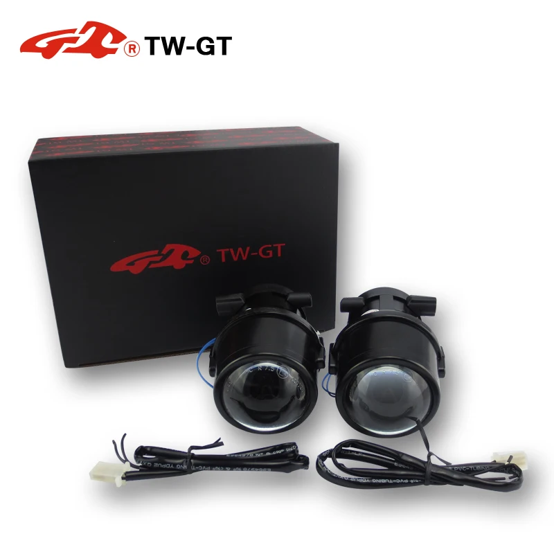 TW-GT 2,5 дюймов hid bi xenon противотуманный светильник объектив проектора Точечный светильник foglamp H11 для TOYOTA COROLLA VERSO HIACE 200 YARIS VITZ Quantum