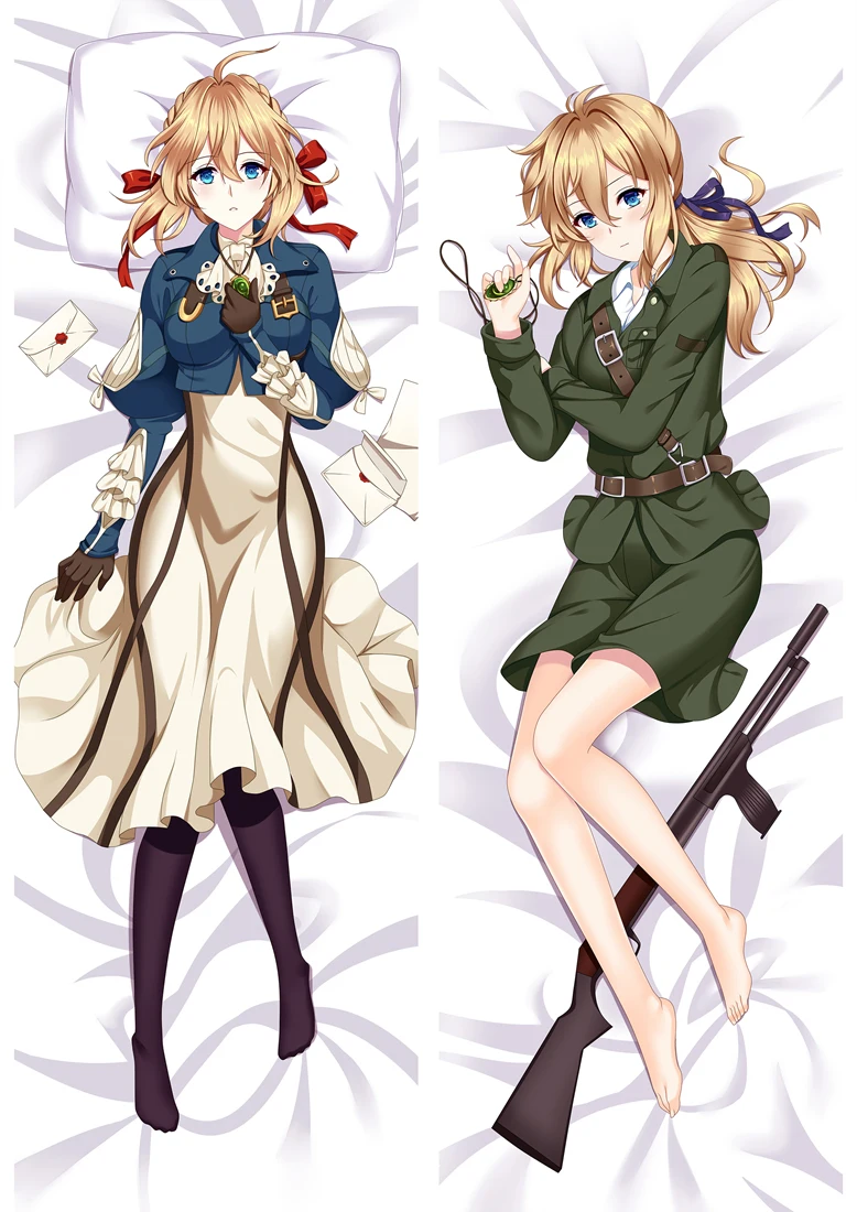 2017 August update японский аниме фиолетовый Evergarden Cattleya Baudelaire Подушка Dakimakura чехол Чехол