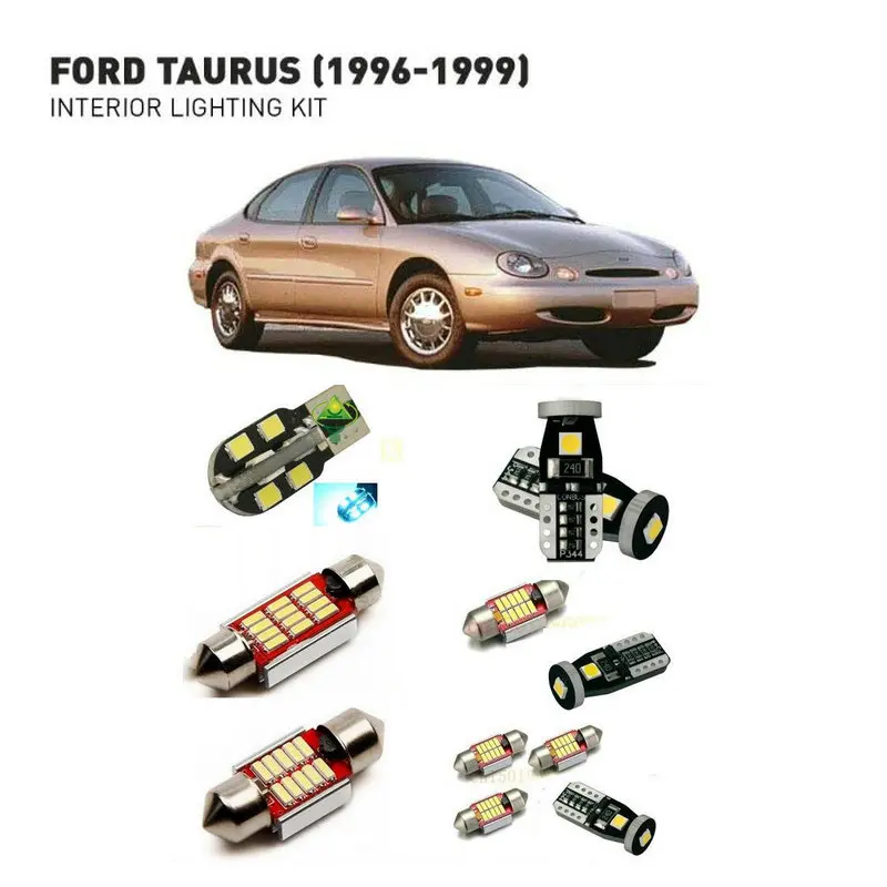 Светодиодные внутренние фары для Ford taurus 1996 1999 17 шт. светодиодные автомобилей