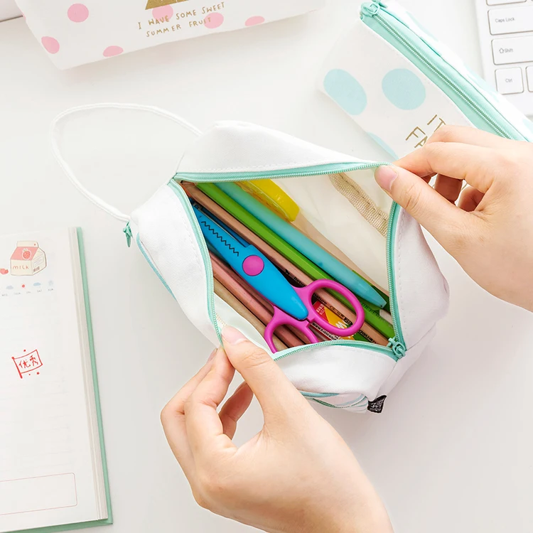 Пачка корейский креативный Cracker школьная ткань пенал Милая ручка сумка Kawaii