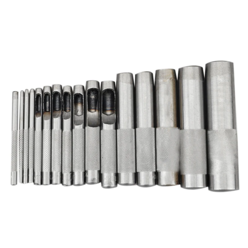 2 мм 22 Размер Кожа ремесло дырокол инструмент Толстая сталь Ремесло Круглый пояс