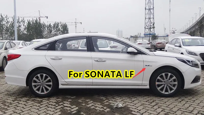 Наклейка для автомобиля Sonata YF Hybrid Fender наклейка ACCENT SOLARIS TUCSON заднего багажника Blue