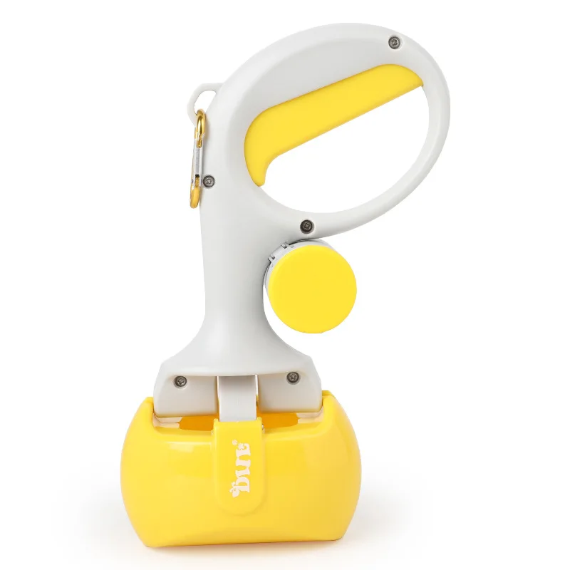 2 в 1 Pooper Scooper портативное устройство для сбора мусора для собак и кошек, набор мешков для удаления отходов