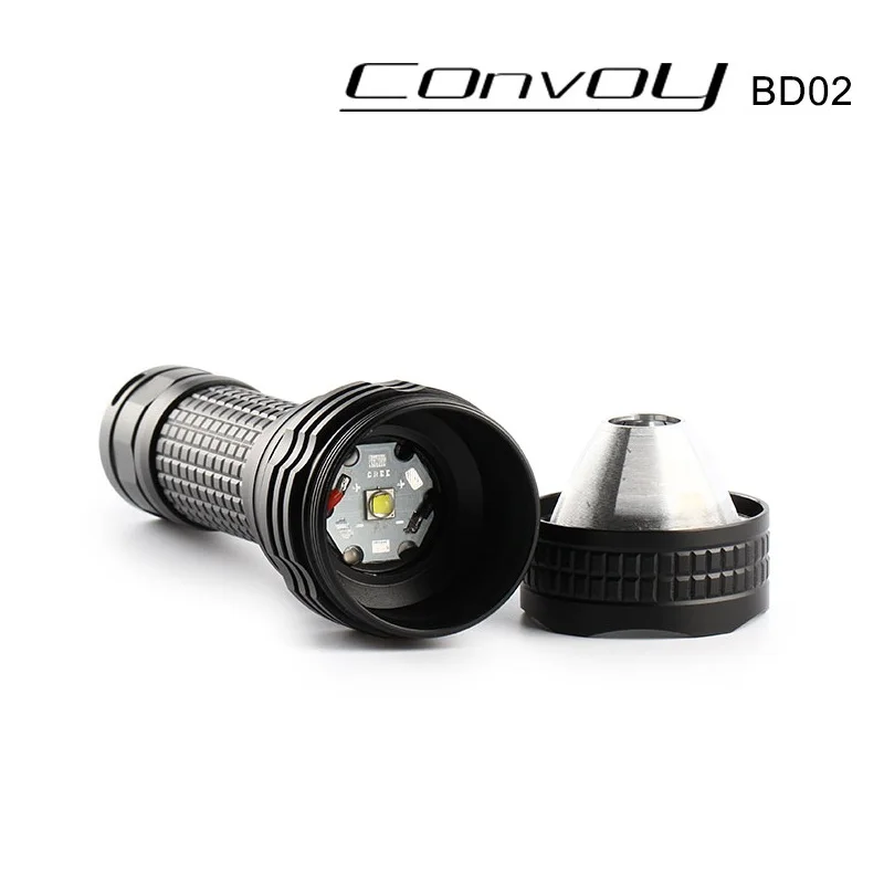 Конвой BD02 фонарь вспышка светильник CREE XM L2 U2 800LM светодиодный Фонари самообороны