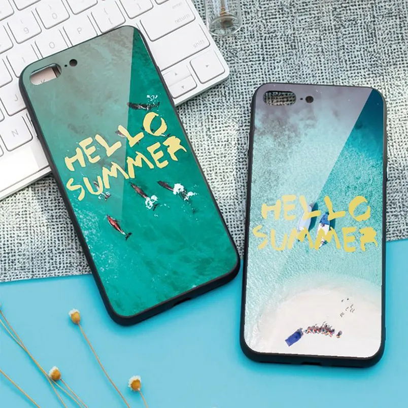 Reaoom Luxury Case for Huawei Nova 2 Fashion Coque Capa Cute Funda Shell Back Tempered Glass Cover |