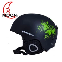 moon skiing helmet audltkids universal snowboard skateboard skiing equipment integrated outdoor sports helmet helmet 4