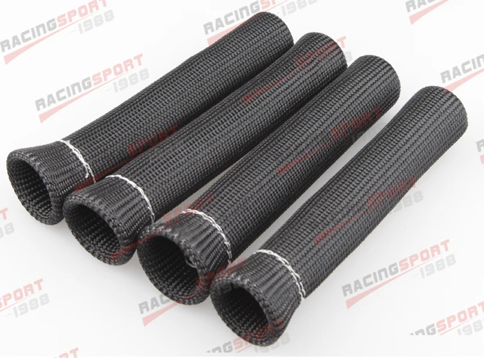 

4Cyl Spark Plug Heat Protector Sleeve Sleeving Fuel Oil Line Wiring 1'' Basalt