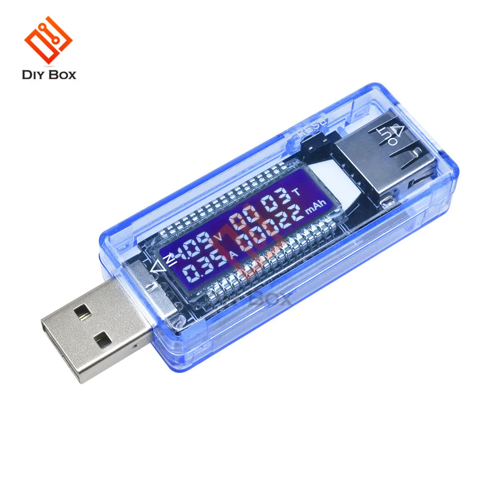 USB Tester Current Voltage Capacity Meter Voltmeter Digital Display Charger Power Bank | Электроника