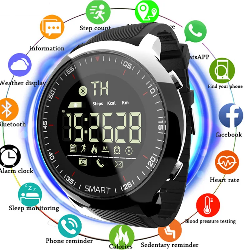 TOLASI, Bluetooth, умные часы, спортивные, водонепроницаемые, с напоминанием о звонках, Цифровые мужские часы, лучший бренд, роскошные, умные часы, фитнес-трекер