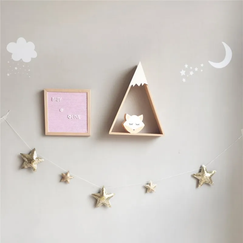 Скандинавская хлопковая подвесная гирлянда со звездами INS украшения лучший