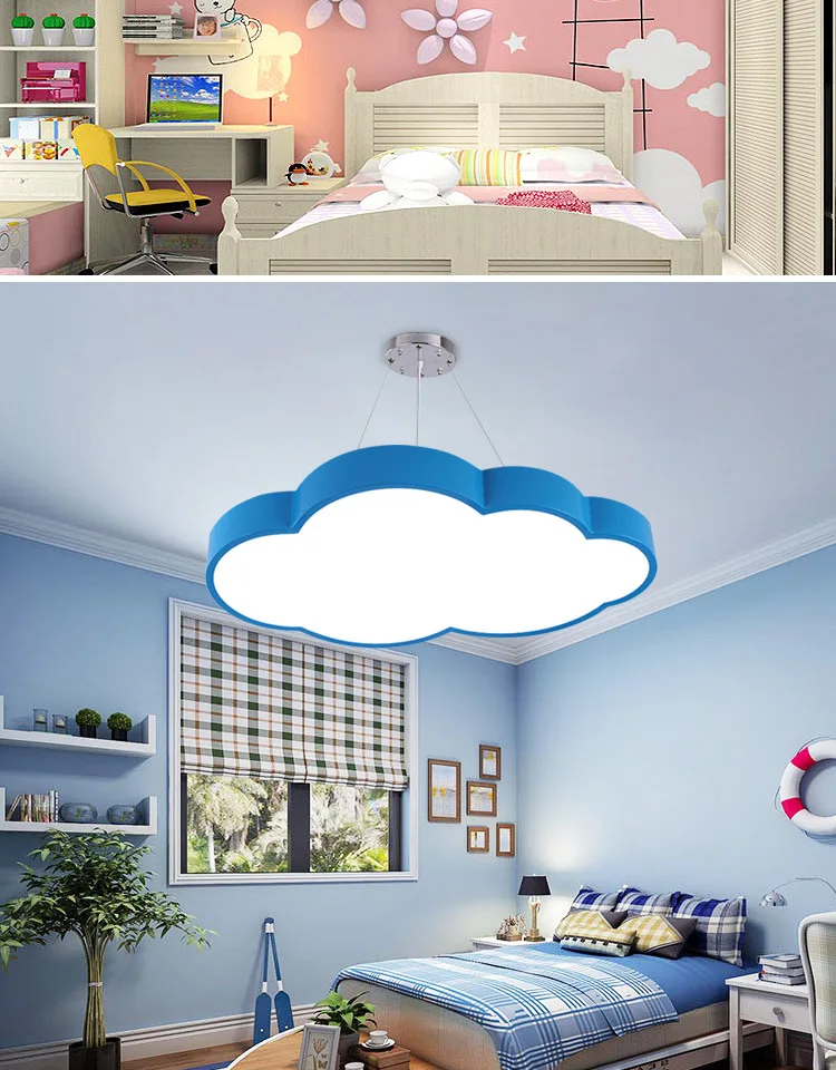 Облачный светодиодный потолочный светильник тренировочный класс моделирующие