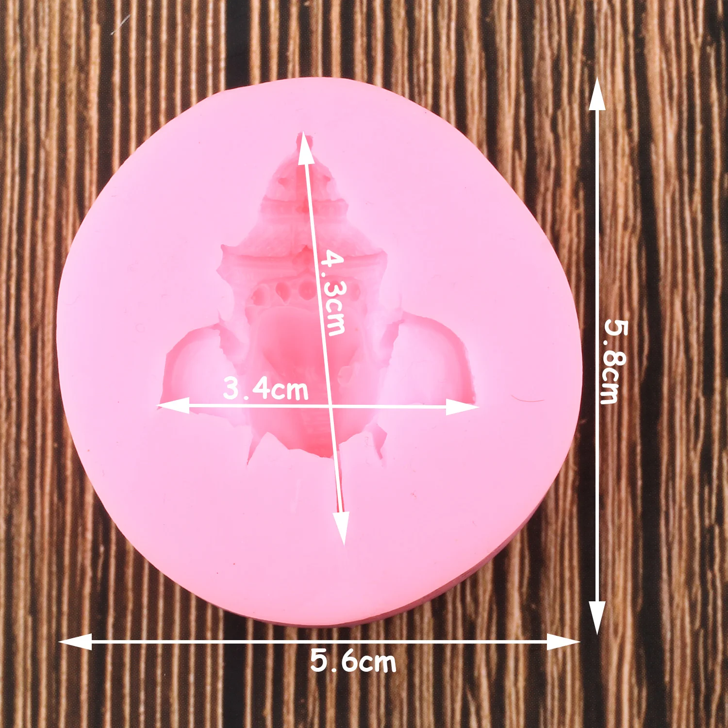 Силиконовая 3D форма для головы слона DIY ювелирные инструменты украшения тортов