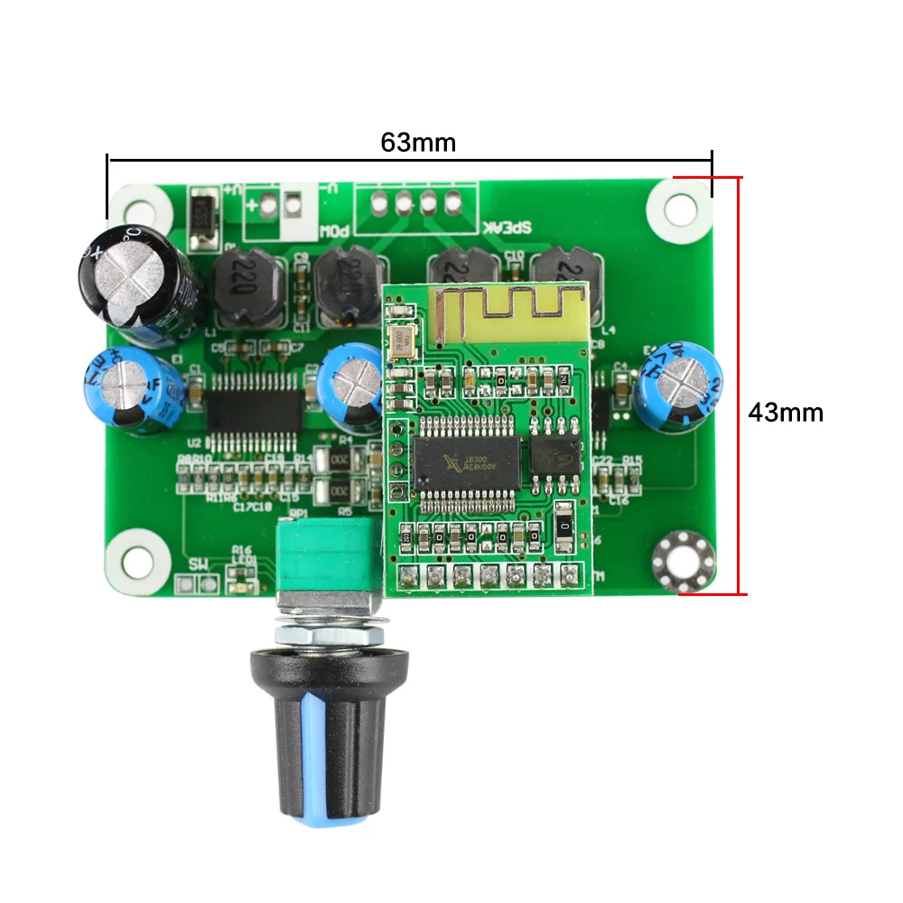 GHXAMP TPA3110 Bluetooth усилитель доска 30 Вт* 2 PBTL усилитель класса D стерео цифровой усилитель мощности Bluetooth 4,2 готовая плата 1 шт