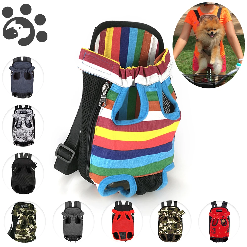 

Рюкзак-переноска для собак и кошек, Сетчатая Сумка с ручками для маленьких собак и кошек, прочная Передняя сумка для чихуахуа MP0002