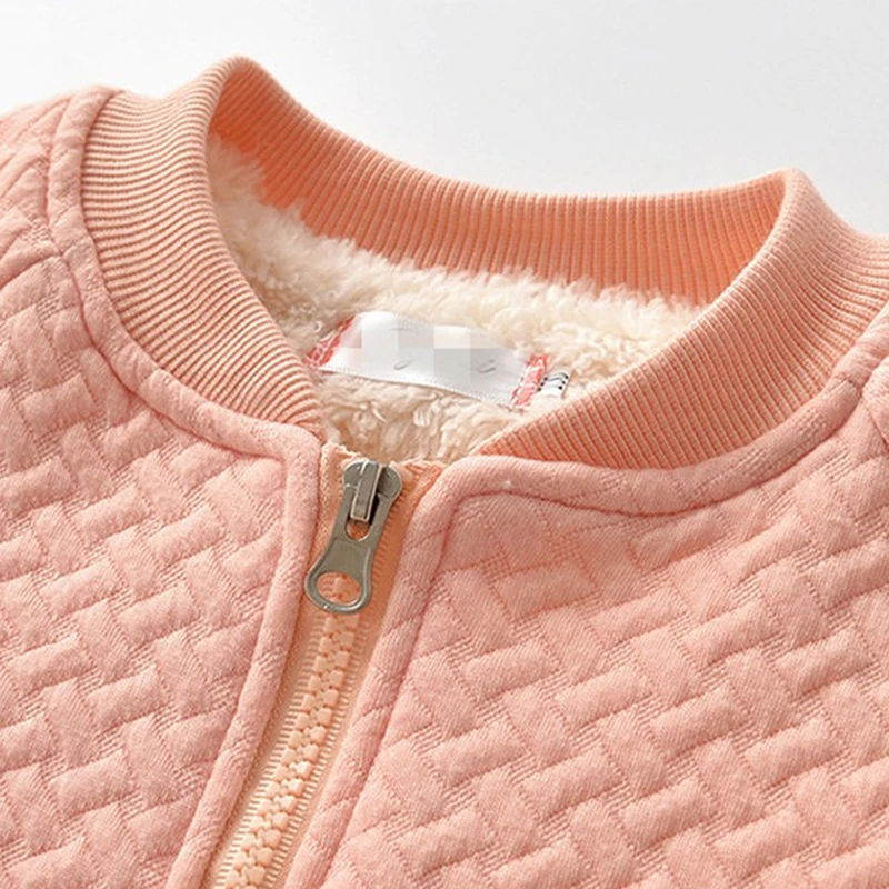 Хлопковое пальто BibiCola для девочек на весну и зиму куртки маленьких осенняя