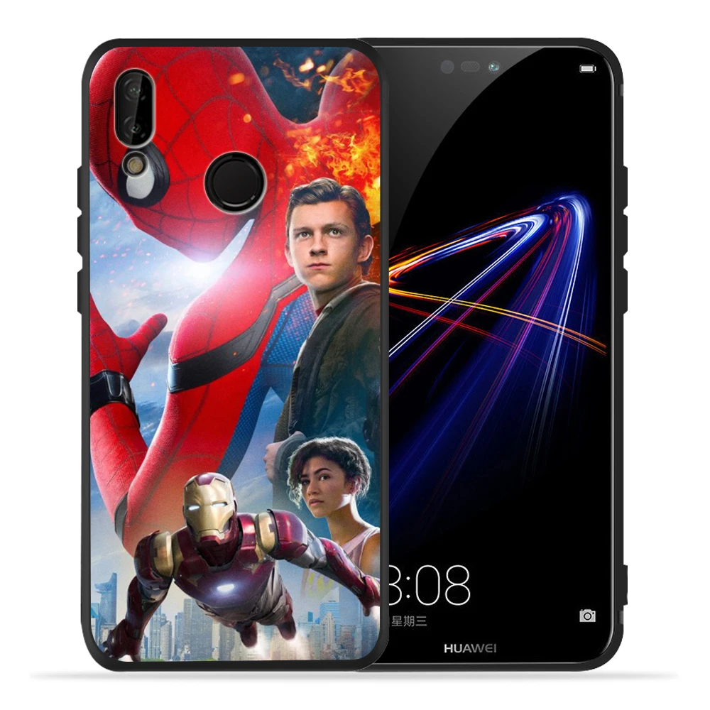 09 Чехол Марвел, Мстители, паук-герои в масках, для huawei P30 Pro для huawei p20 lite Коврики 20 X Honor 8 10 P Smart Etui Coque Мягкий силиконовый чехол - Цвет: 09