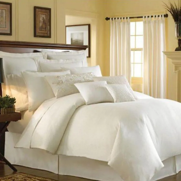 

Europe Style High End Bedding 100% Satin Cotton 100 Queen Bed 1.5M Duvet Cover Set 8pcs Bedding Sets Quality