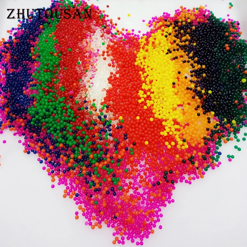 Водяные Шарики 3000 частиц в пакете прозрачные цветные для украшения свадьбы|water