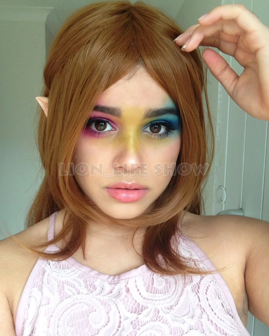 Женский длинный парик для косплея светло-коричневый длиной 150 см