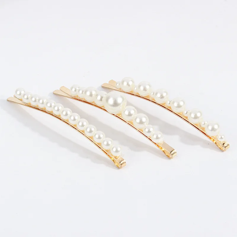 2019 корейские жемчужные Заколки имитирования винтажные длинные заколки для волос