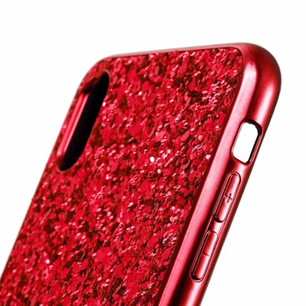 Sinbeda Роскошный чехол для телефона iphone XS MAX XR модные блестящие мерцающие Чехлы 7 8