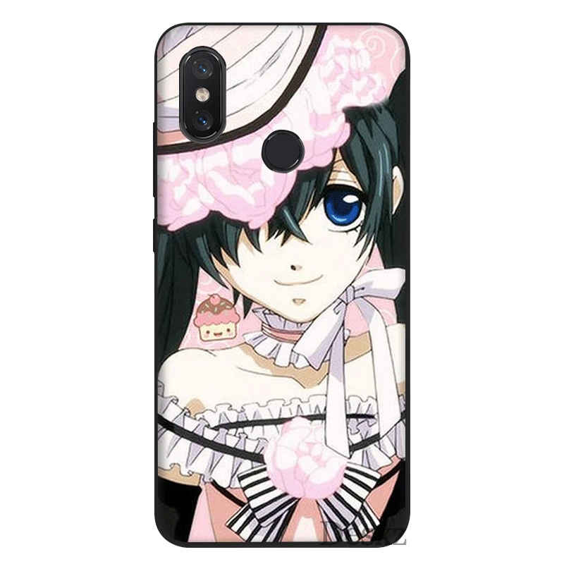 Чехол для телефона Xiaomi MiMAX3 6 8 9 10 SE A1 2 3 9T CC9 E Pro LiteSilicone Cover Anime Black Butler Kuroshitsuji|Бамперы| |