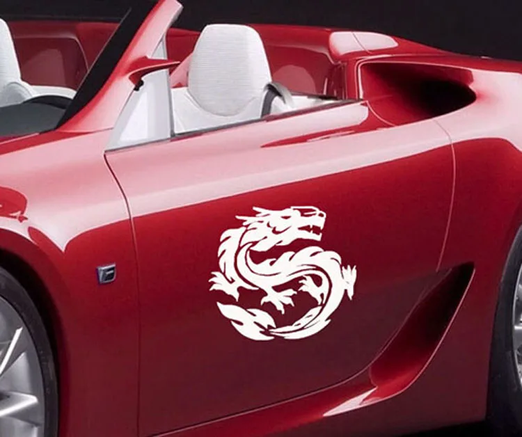 14*12 см водонепроницаемый дракон тотем стикер автомобиля Наклейка тела s Дракон