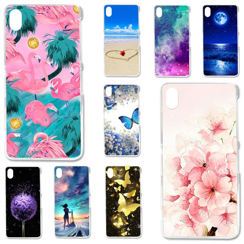 

TPU Cases For Sony Xperia Z2 Case Silicone Floral Painted Bumper For Sony Xperia Z2 L50W C770X D6503 5.2 inch Phone Cover Fundas