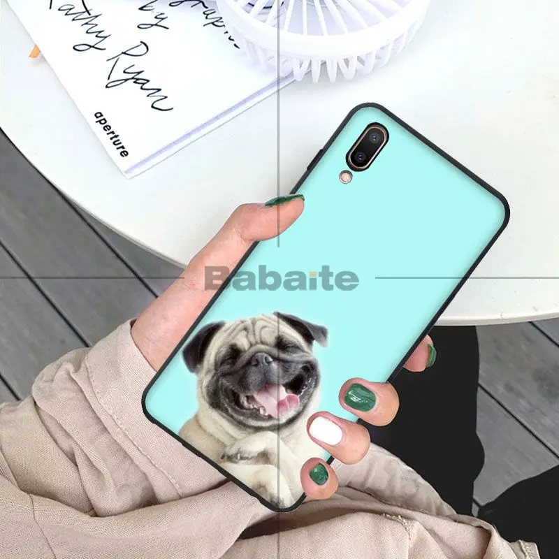 Чехол для телефона из силикона и ТПУ Babaite Pug seen things dog Hat чтения ViVo X 20 plus Play 6X23 X9 PLUS X9S