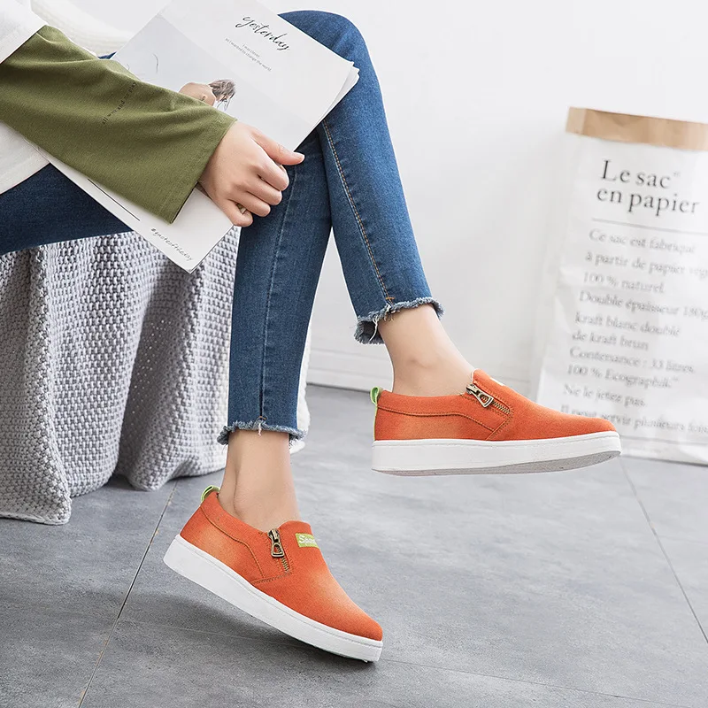 Повседневная женская обувь модная парусиновая Zapatos De Mujer корейский стиль