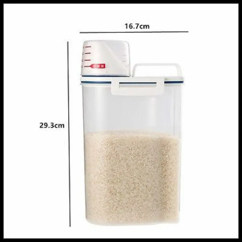 Лидер продаж 2017 новый контейнер для хранения сушеного риса крупа мука диспенсер