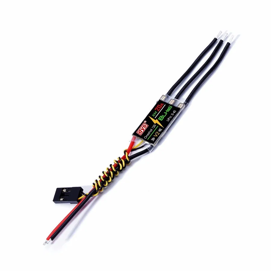 4 шт./лот оригинал серия DYS XM XM20A BLHeli mini 20A ESC V1 V2 для мощного электронного