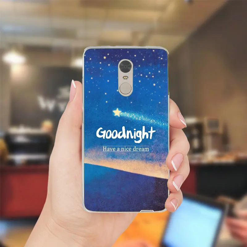 Спокойной ночи есть хороший сон Мягкие TPU чехол для телефона Аксессуары Xiaomi Redmi Mi