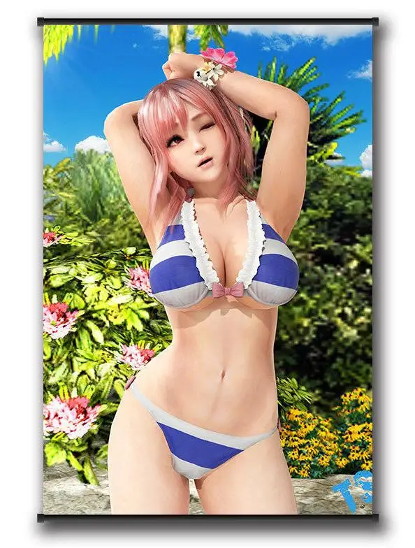 Милый аниме постер Dead Or Alive Xtreme Honoka домашний декор прокрутка на стену японский