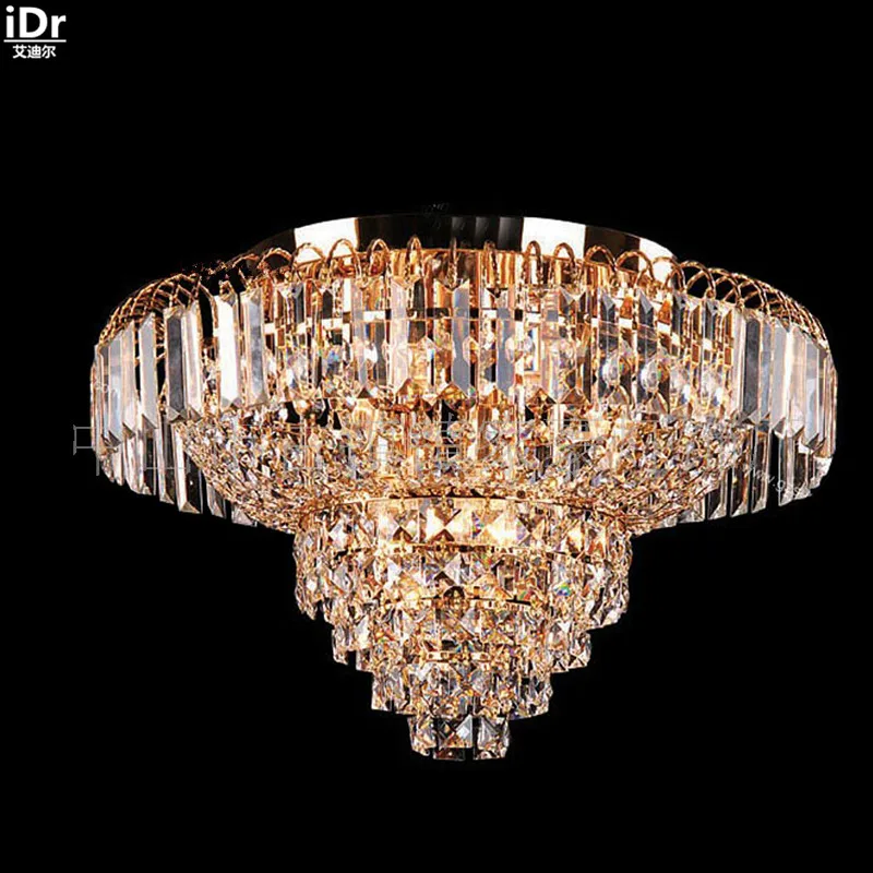 Традиционная лампа для гостиной пентхауса напольного дома лестницы хрустальная