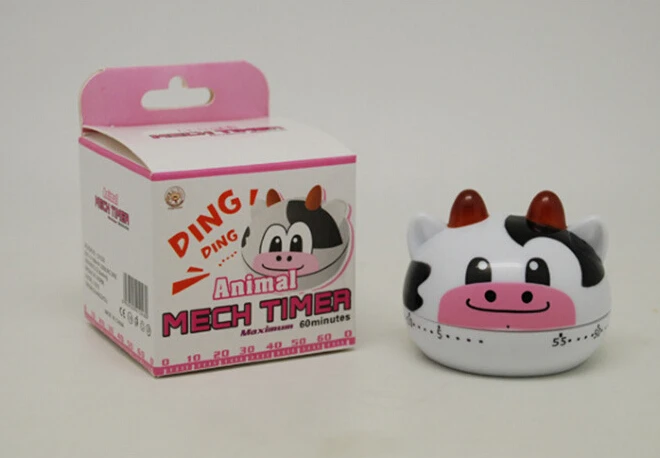 Мультяшный мини кухонный таймер для приготовления пищи 60 минут кухонные