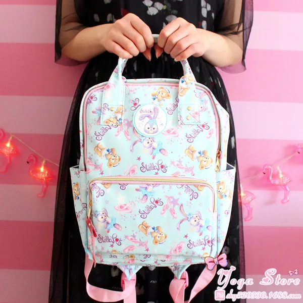 Duffy Bear/новый рюкзак для друзей stellalou Rabbit Детский из искусственной кожи с