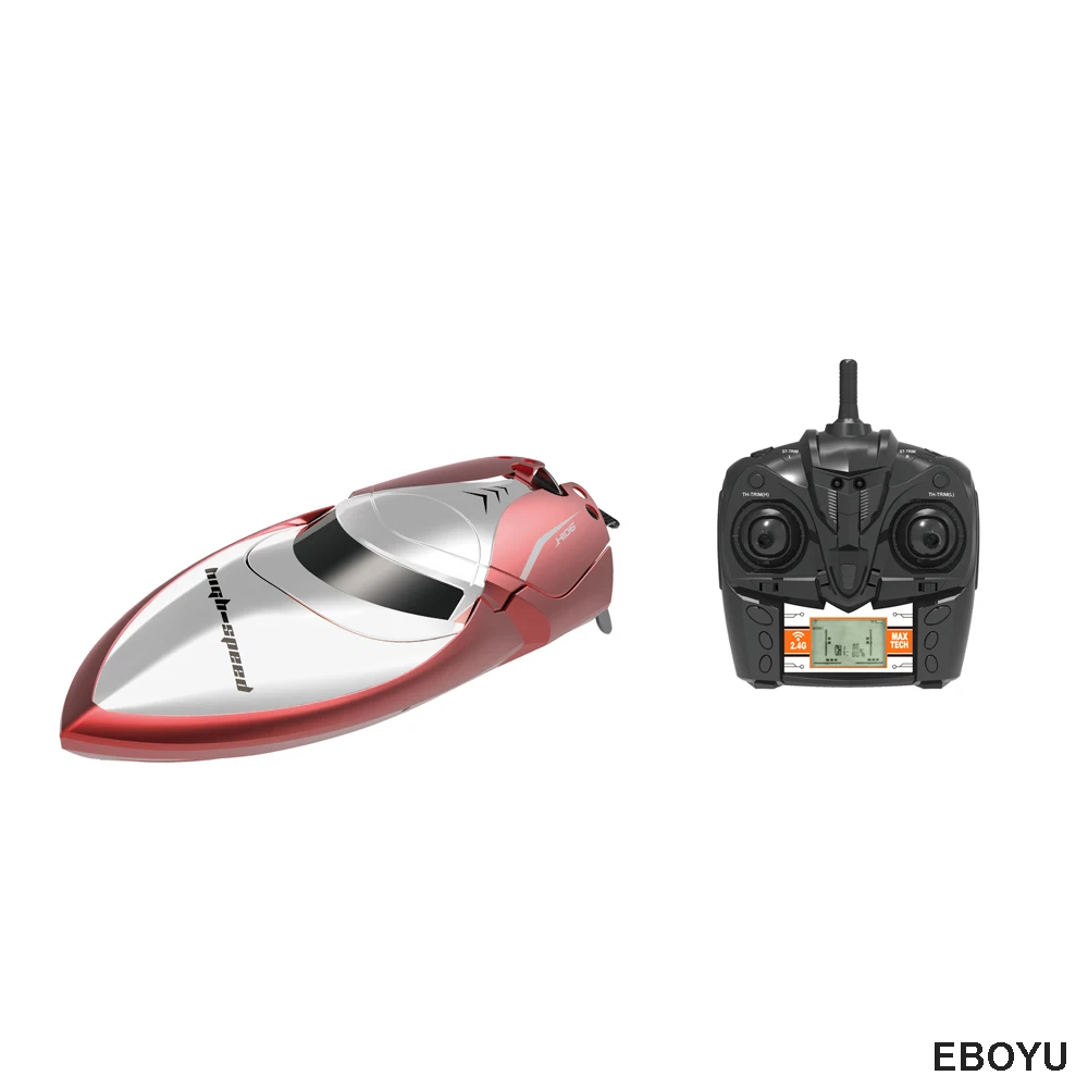 TKKJ H106 RC лодка 2,4 г 4CH высокое Скорость Радиоуправляемый гоночный катер 28 км/ч с переключатель режимов Self-Righting для детей RTR