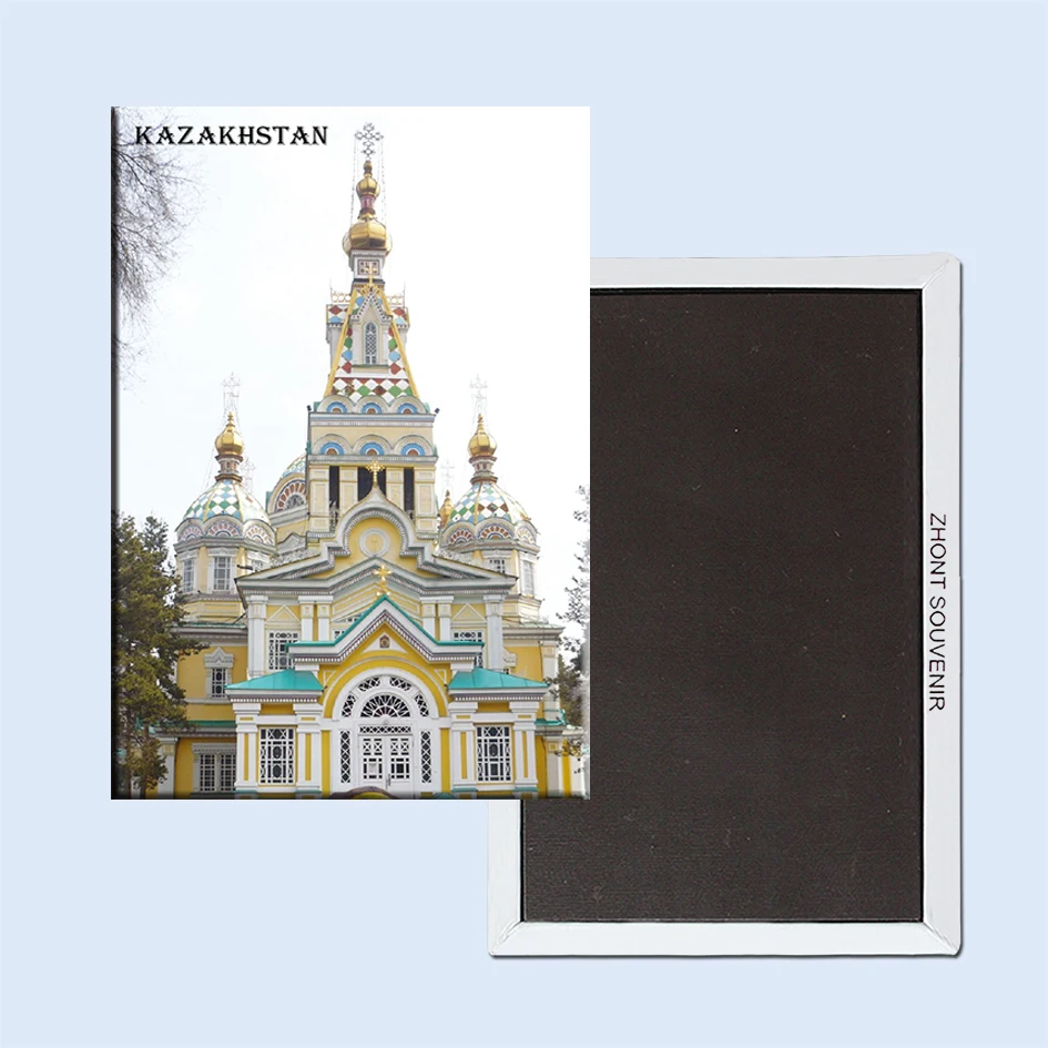 Вознесенский соборный Алматы Казахстан магниты на холодильник дорожные